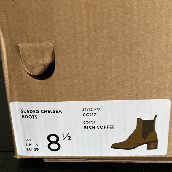 J. Crew Chelsea Boots Rich Coffee Size 8.5 Medium New in Box! - Picture 10 of 12